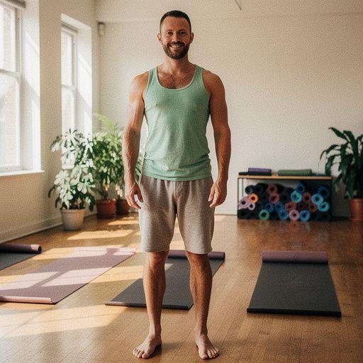 Grupa ludzi praktykujących jogę na świeżym powietrzu w pięknym parku.